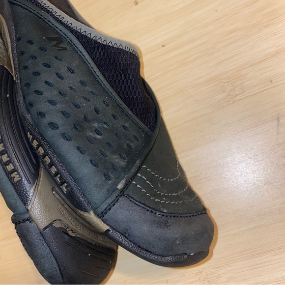 Merrell Womens Size 9 Black Rumba Slip On Mule Shoes Moss - Picture 8 of 11